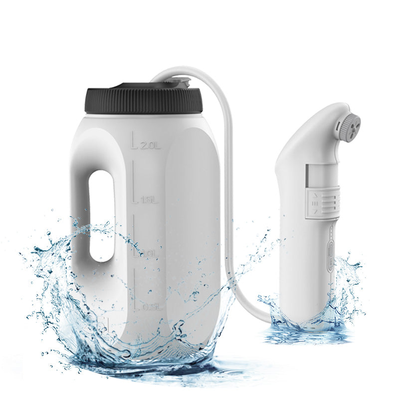Afterloo Multi-Functional Portable Bidet Sprayer – Dual Flow Control, Rechargeable & No Plumbing Required
